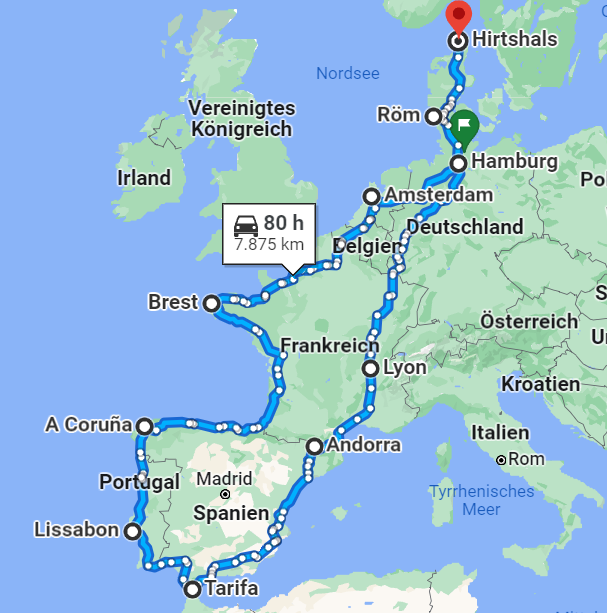 Reisekarte Teil 1